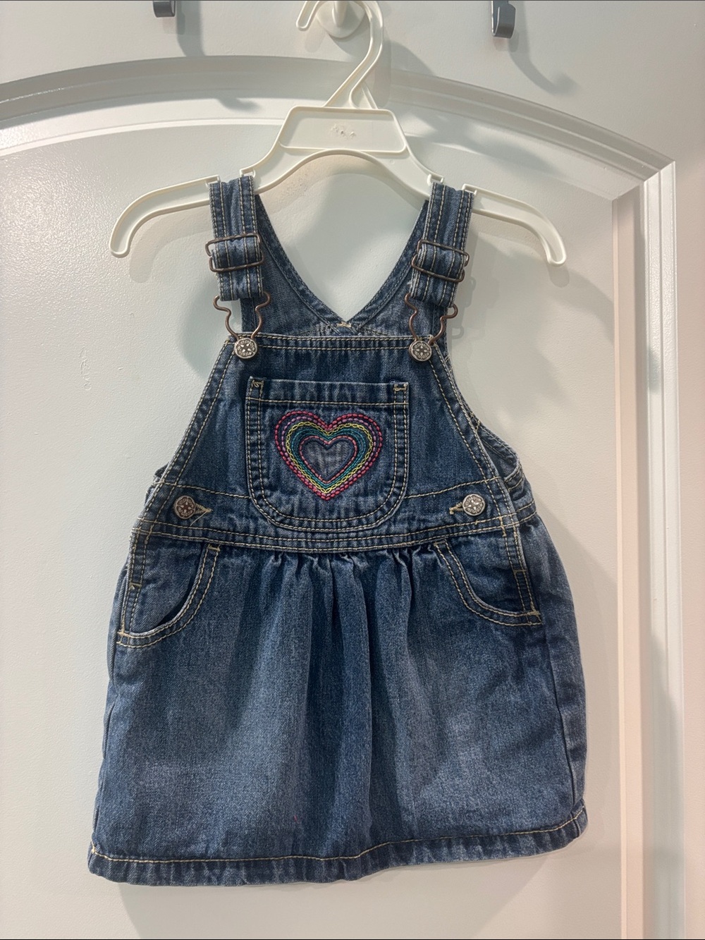 Osh Kosh Heart Overall Dress
